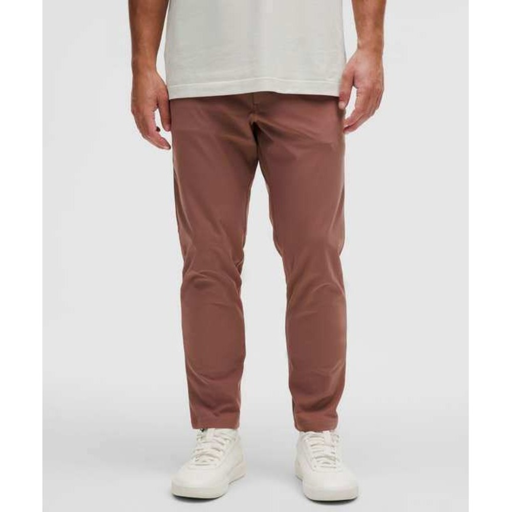 Lululemon Mens Brown ABC Slim Fit Warpstreme Pants SZ 32 Business Casual